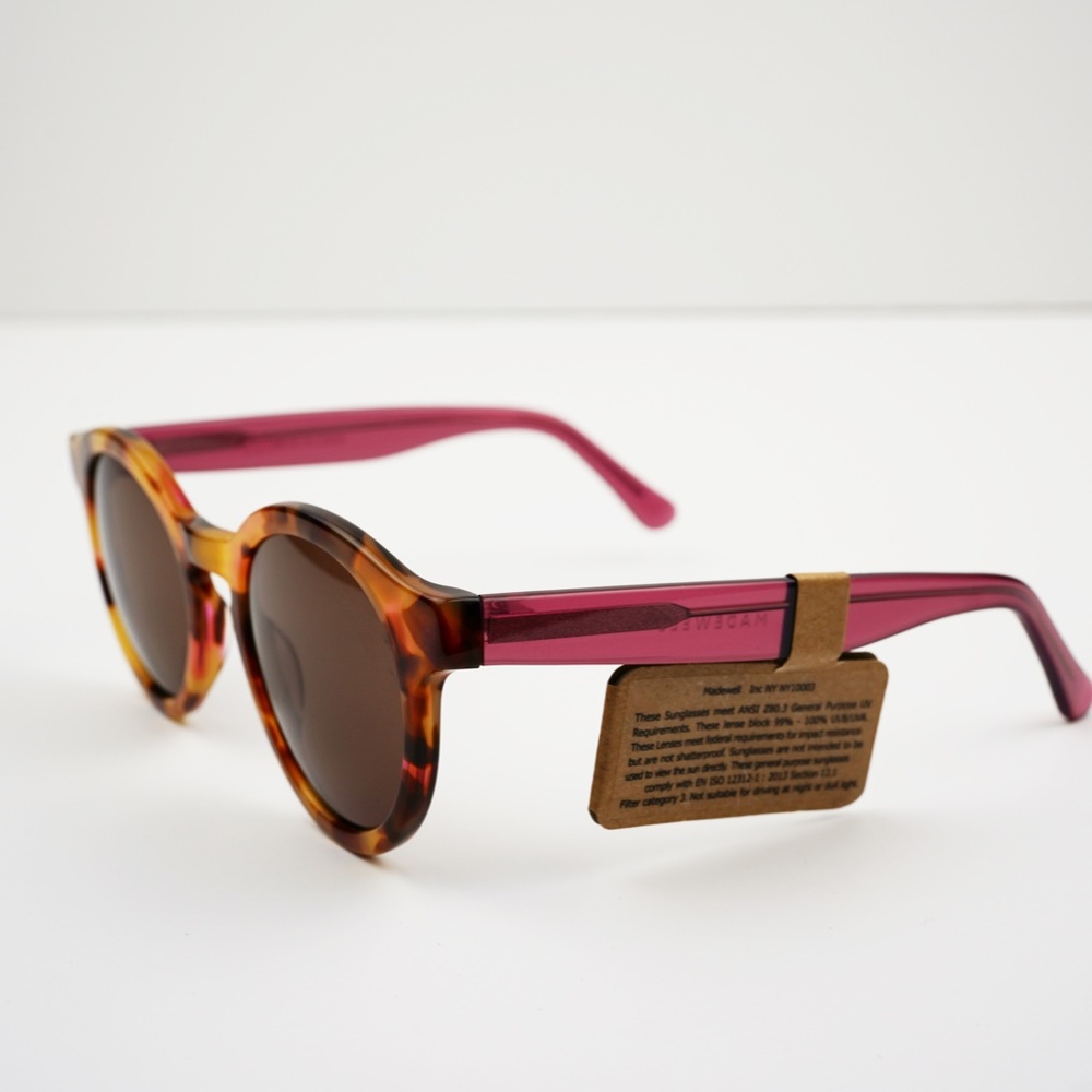 New MADEWELL Tortoise Everett Sunglasses - Picture 4 of 5
